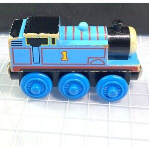 2003 "Thomas" Tank Engine #1 Thomas & Friends Wooden Train Magnetic Coupler